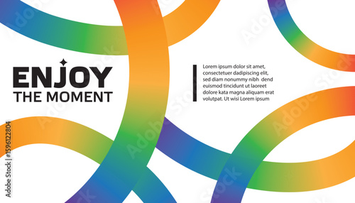 Abstract Musik Festival colorful gradient wave creative design templates