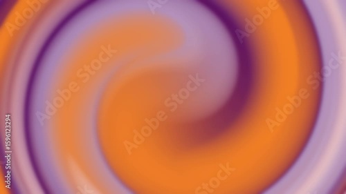 Abstrakte Wirbel-Textur in Lila, Orange und Weiß