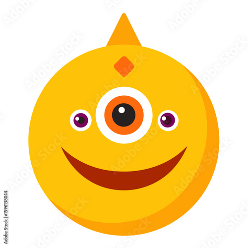 happy orange face