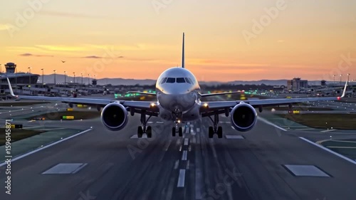 airplane at the airport