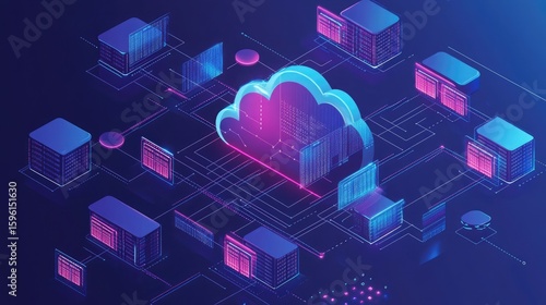 Infrastructure-as-Code deployment diagram in clean wireframe style showing declarative configuration files and automation layers across cloud components -