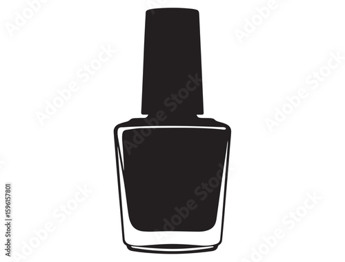 NAIL POLISH BOTTLE SILHOUETTE