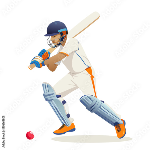 baseball player hitting ball