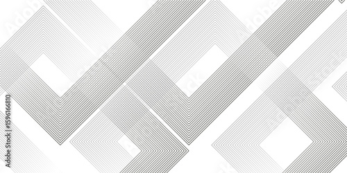 Abstract background with lines, White color technology concept geometric line vector background. Modern Abstract white background with layers of textured white transparent material in triangle design.