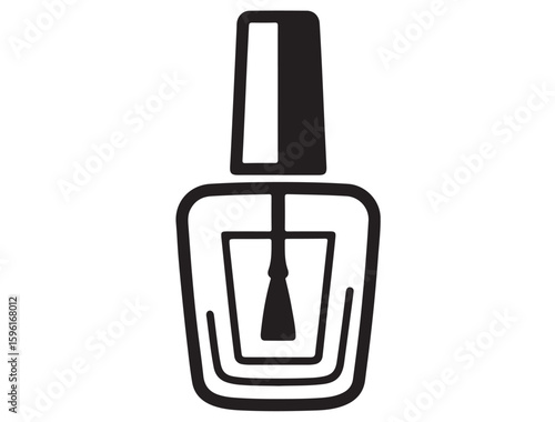 NAIL POLISH BOTTLE SILHOUETTE