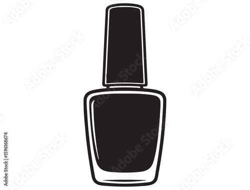NAIL POLISH BOTTLE SILHOUETTE