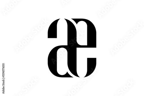 AE Letter Classy Monogram Logo