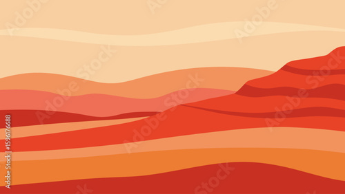 abstract layers desert rocks soft reds