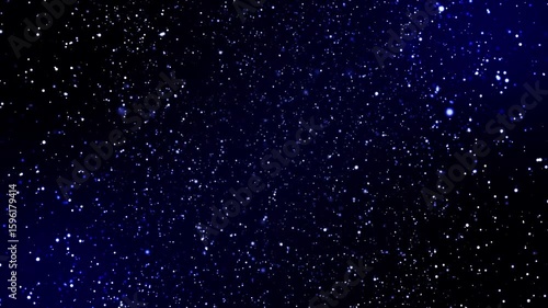 Blue Particle Background Loop