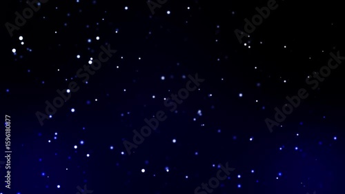 Blue Particle Background Loop