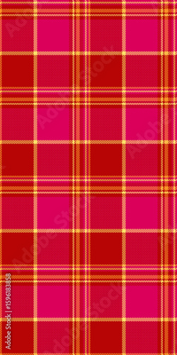 Vibrant red and pink plaid pattern.  Perfect for textile design, fashion, or website backgrounds.  This bold, energetic graphic adds a touch of modern style to any project.