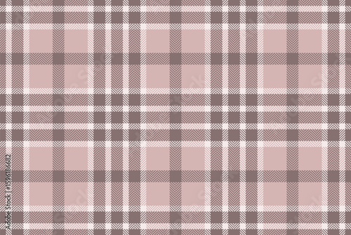 Elegant blush pink and brown herringbone plaid pattern.  Perfect for textile design, fashion, website backgrounds, or stationery.