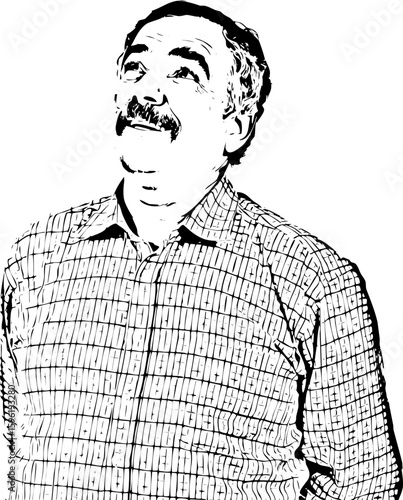 Laughing mature business man