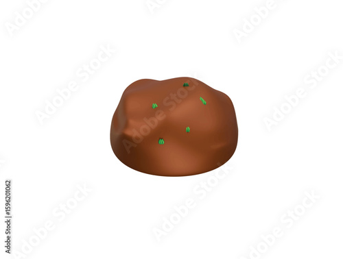 soil icon 3d illustration render