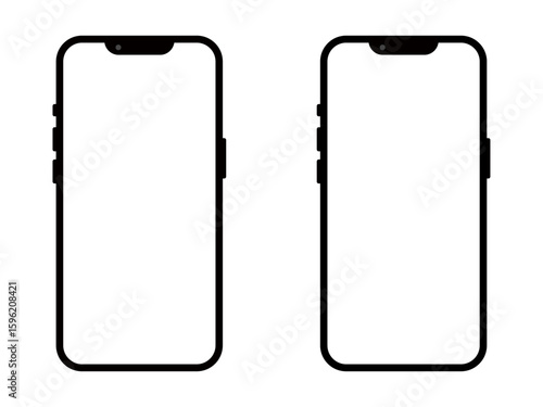 スマートフォンのモックアップ