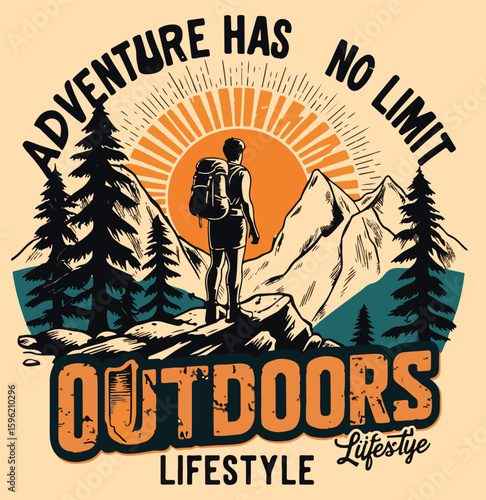 Adventure has no limit Outdoors life style -