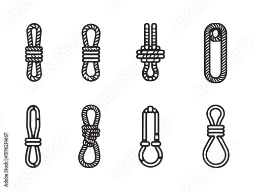 Reliable climbing rope supports every challenging mountain climb