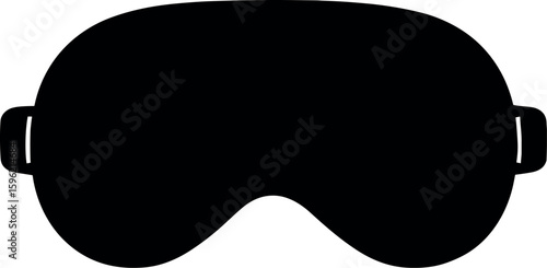 Sleeping Mask vector silhouette design