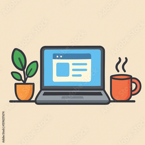 Remote Work and Freelance Workspace
