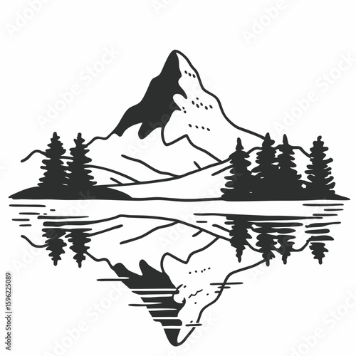 Stellisee lake glows at sunset with perfect Matterhorn reflection in clear alpine water.