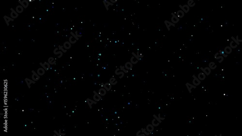 Abstract starfield turbulence 4k animation. Spiral galaxy abstract background. Star space effect.
