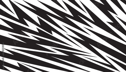 Abstract geometric pattern background with black and white Lines