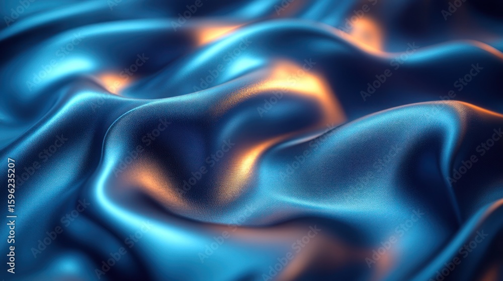 Obraz premium Fluid, shimmering fabric