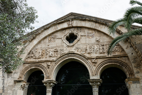 Fresco details from Hagia Sophia Church, Trabzon, Turkey
