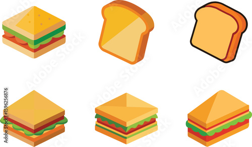 Sandwich Vector Illustration