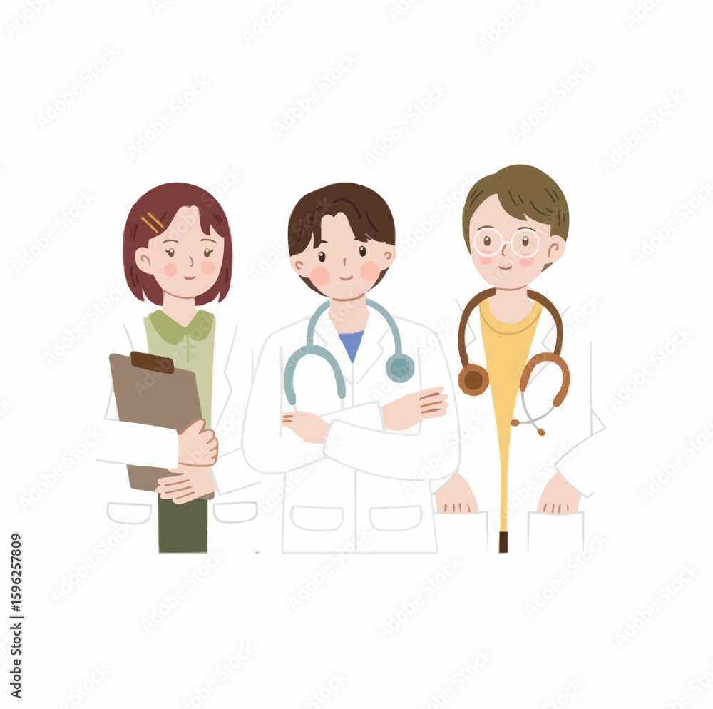 Hospital nurse and doctors Hospital nurse and doctors