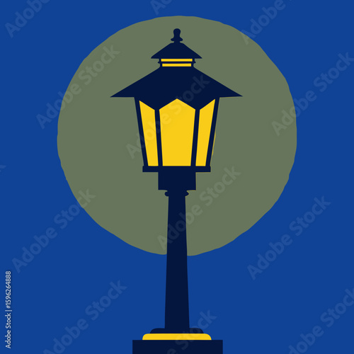old street lamp