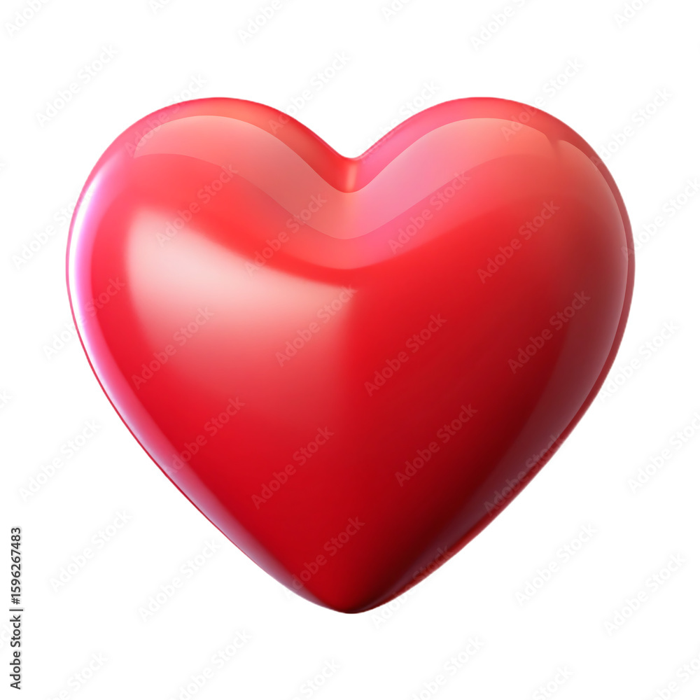 3d icon of a shiny red heart shape symbol of love isolated on transparent background 3d icon of a shiny red heart shape symbol of love isolated on transparent background
