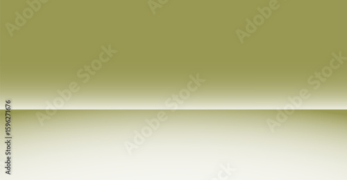 This background showcases a soothing gradient from a warm olive-green tone at the top to a lighter shade below, divided by a subtle line, creating a modern and minimalist aesthetic