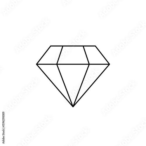 Black Diamond outline icon
