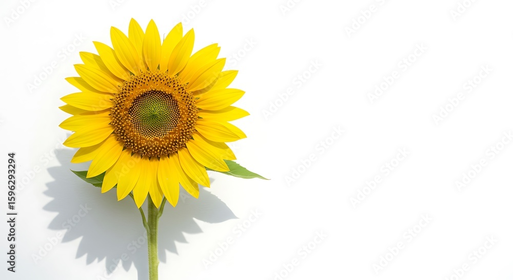 Obraz premium sunflower isolated on white background
