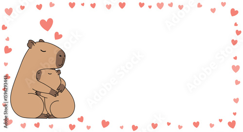 A tender embrace awaiting your heartfelt messages of love and affection