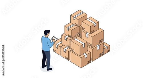Warehouse inventory management system for efficient stock control and order fulfillment operations