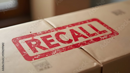 Scratch-resistant recall stamp on durable goods packaging