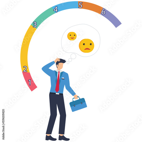 Mood Tracking Self-Assessment Illustration
