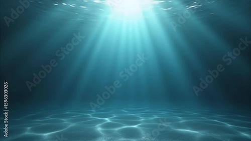 Create aquatic serenity seamless video 4K tiled animation realistic underwater caustic light patterns dancing sea floor ideal meditation videos aquarium displays ocean themed virtual