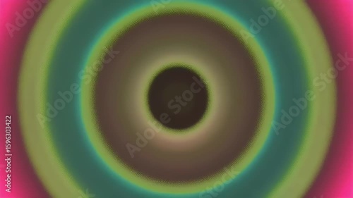 Smooth infinite loop 4K background where soft edged circles expand outward from bright centre gentle gradient hues producing relaxing hypnotic flow perfect presentation backplates lower third fills