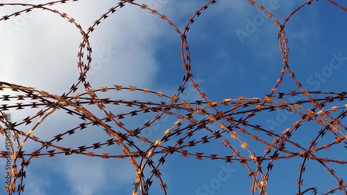  Barbed Wire Fence for Security