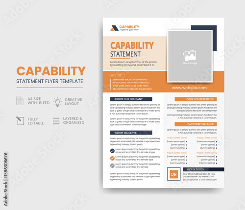 Capability Statement Template Design