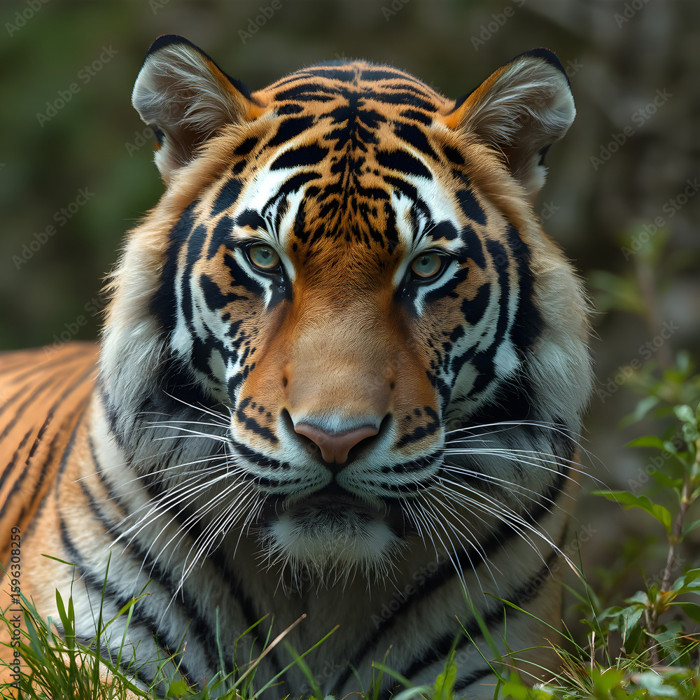 Fototapeta premium Tiger in natural habitat