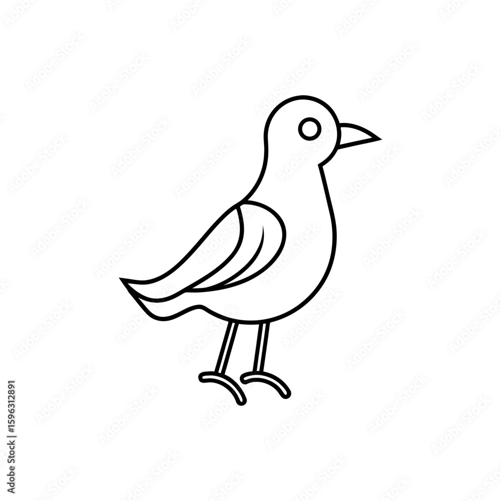 A melody line art vector illustration. A melody line art vector illustration.