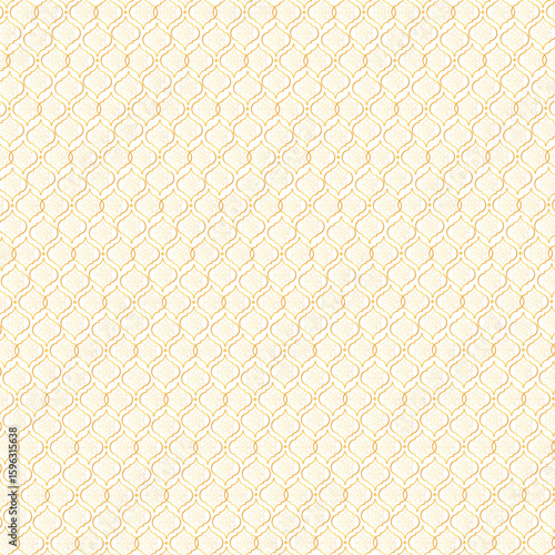Luxury and royal background with interlocking gold diamond mesh on beige—evokes elegance, refinement, and geometric harmony with premium charm.