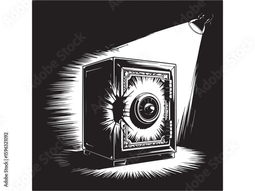 Vintage photography equipment, featuring retro cameras and antique frames, symbolizes the art of old-school film and digital photo capture