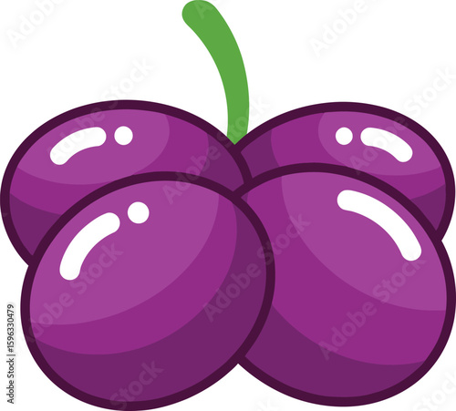 Wallpaper Mural Three yellow bananas are grouped together, showing their curved shape and brown tips. Torontodigital.ca