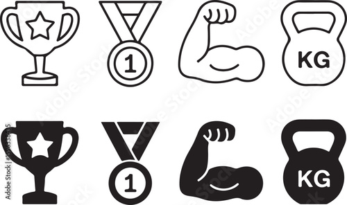 Modern Gym Dumbbell Silhouette

Fitness Workout Dumbbell Vector

Heavyweight Dumbbell Icon for Gym

Minimalist Gym Dumbbell Illustration

Strength Training Dumbbell Design