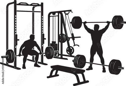 Modern Gym Dumbbell Silhouette

Fitness Workout Dumbbell Vector

Heavyweight Dumbbell Icon for Gym

Minimalist Gym Dumbbell Illustration

Strength Training Dumbbell Design